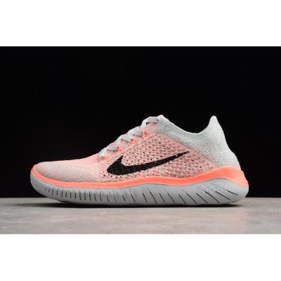 Nike Bayan Free Rn Flyknit Kırmızı / Platini / Siyah Koşu Ayakkabısı Türkiye - HZ9L15TU